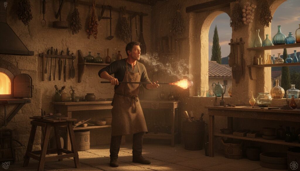 découvrez nos objets magiques en verre soufflé, artisanat traditionnel du pays de provence alliant beauté et savoir-faire d'exception.