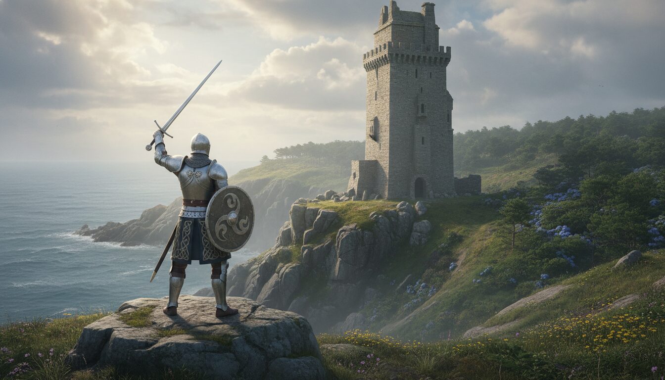 découvrez le conte populaire du chevalier de la tour en bretagne, une histoire riche en légendes et traditions bretonnes.