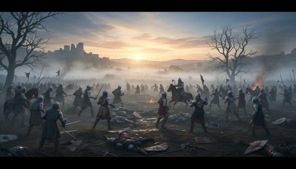 découvrez l'histoire fascinante de la guerre de cent ans, ses événements marquants et les légendes qui ont façonné le moyen âge.