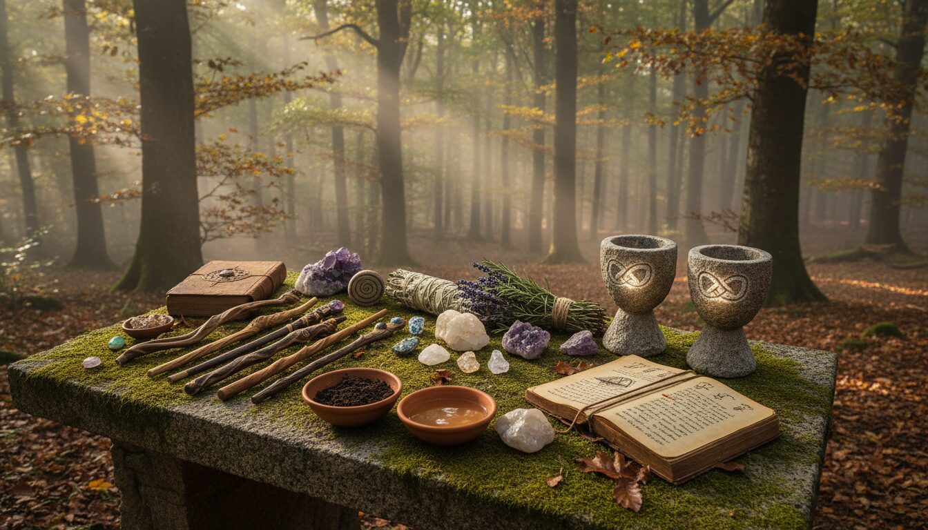découvrez notre sélection d'objets magiques pour rites païens en corrèze, parfaits pour vos pratiques spirituelles et cérémonies authentiques.