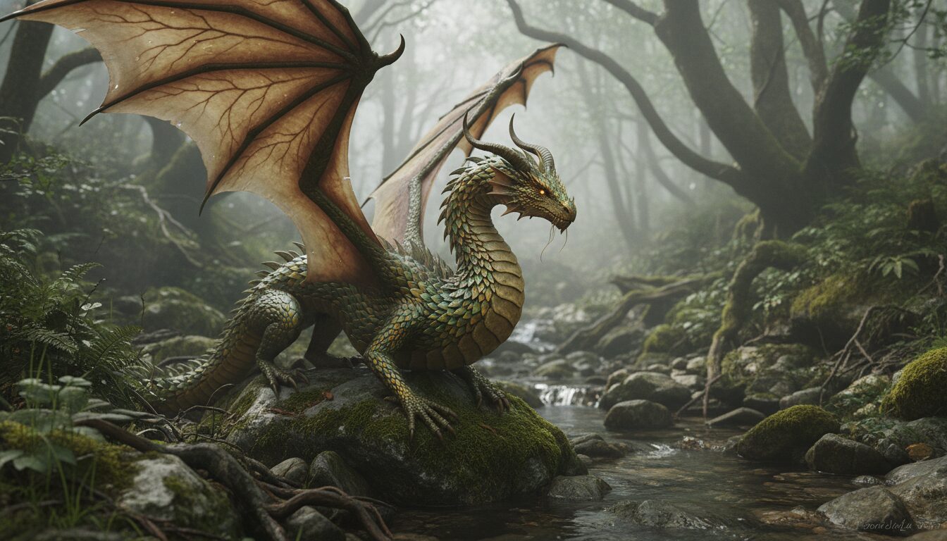 découvrez la légende fascinante de la vouivre ailée, créature mythique du jura, alliant mystère et folklore régional.