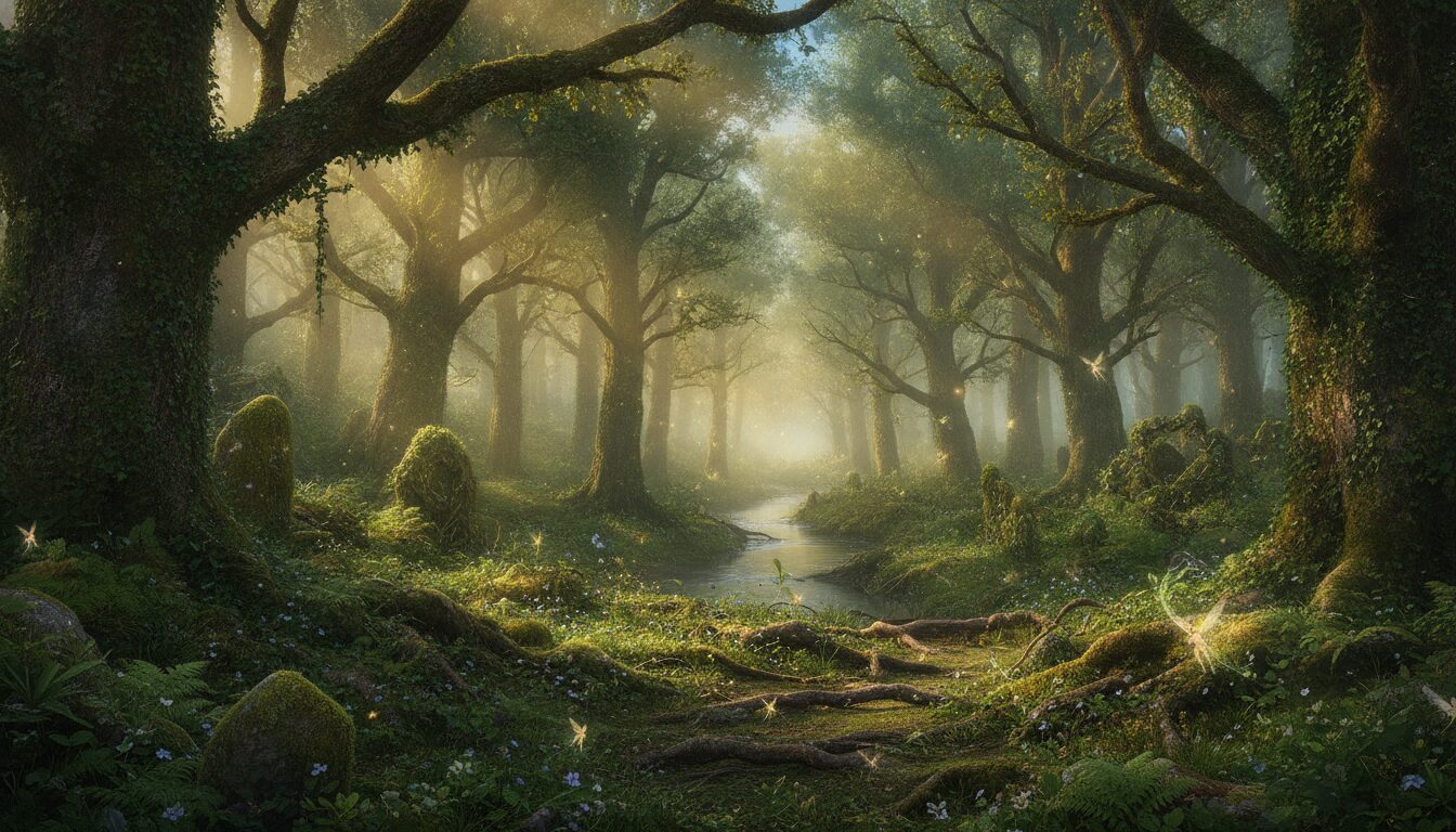 découvrez la mystérieuse légende de la forêt enchantée de brocéliande, un lieu magique chargé d'histoires et de mythes bretons fascinants.