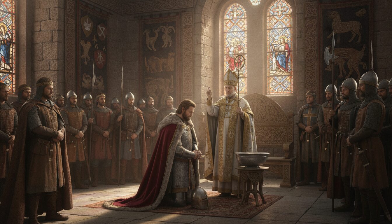 découvrez l'histoire médiévale fascinante du roi clovis et son rôle déterminant dans l'établissement de la chrétienté en europe.