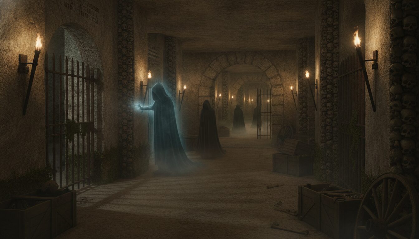 découvrez le récit ancestral du fantôme des carrières de paris, une histoire mystérieuse qui mêle légendes et secrets enfouis sous la ville lumière.