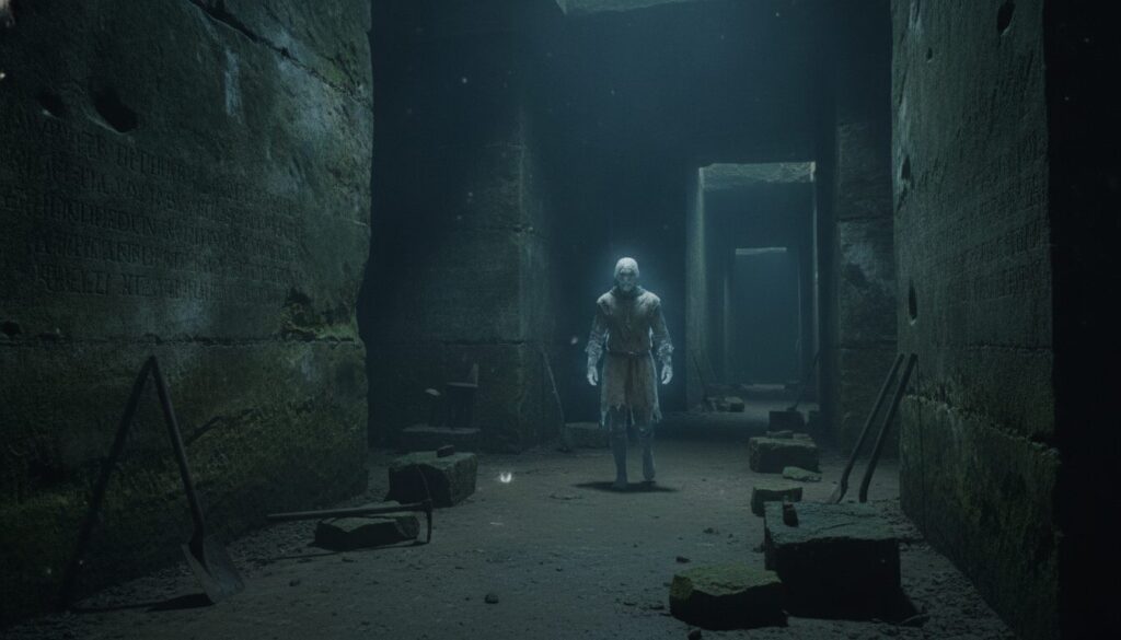 découvrez le récit ancestral du fantôme des carrières de paris, une histoire mystérieuse mêlant légendes et secrets enfouis sous la capitale.